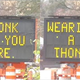 Illustration for article titled Hacked road sign asks what you wear down there